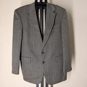 Vintage Oscar de la Renta 44L Wool Tweed Sport Coat